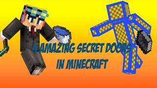 Minecraft  4 Amazing Secret Doors [upl. by Weinert]