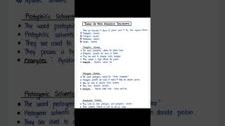 Non Aquos Titration Solvent Used In Non Aquos titration Pharmaceutical Analysis [upl. by Robillard]