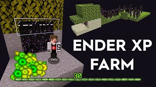 Minecraft Enderman XP Farm  Easy Tutorial and Very Effective  120 [upl. by Adai]