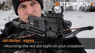 Steambow’s own Stinger II Tactical Part 4 the red dot sight [upl. by Katerina]