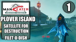 Maneater Truth Quest DLC – Head for Plover Island  Satellite for Destruction  Walkthrough Part 1 [upl. by Imaon90]