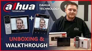 How to Setup a Dahua WiFi Intercom amp Doorbell Kit  DHIKTW02 Unboxing amp Walkthrough [upl. by Sukin]