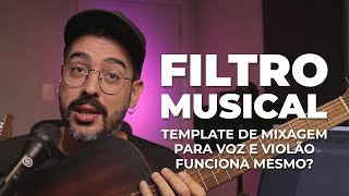 Filtro Musical para Voz e Violão  Template do Reaper [upl. by Tereve]