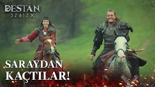 Temur Tutkunu saraydan kaçırıyor  Destan 8 Bölüm [upl. by Ruffin]