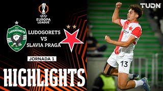 HIGHLIGHTS  Ludogorets vs Slavia Praga  UEFA Europa League 202425  TUDN [upl. by Boswall]