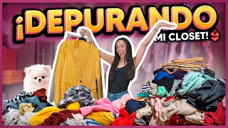 LA ÚLTIMA DEPURACIÓN DE ROPA EN ESTA CASA  UN MINI TOUR DEL CLOSET [upl. by Arayk]