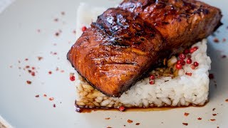 Soy Sauce and Cognac Marinated Salmon [upl. by Atika771]