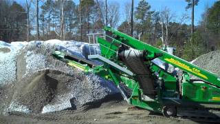 Logan Aggregate Recycling McCloskey C40 and S80 [upl. by Rafferty]