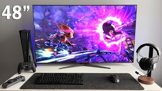 The Best OLED for Gaming AND Productivity Monitor  LG UltraGear 48GQ900 Review [upl. by Elicia]