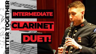 Play Along  Intermediate Clarinet Duets wFREE sheet music download [upl. by Matthaus28]