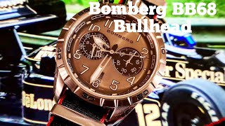 Bomberg BB68 Bullhead racing Inspired chronograph [upl. by Walsh203]