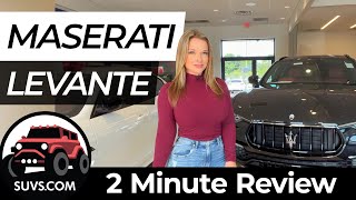 2022 Maserati Levante GT  2 Minute Review  SUVScom [upl. by Ayahsey]