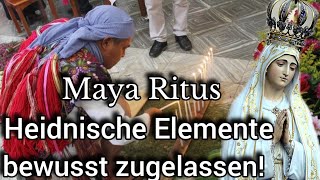 UNGLAUBLICH Kirche erlaubt heidnischen MAYA RITUS  Alte Messe weiterhin unterdrückt [upl. by Attennek255]