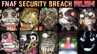 FNAF Security Breach RUIN  All Jumpscares Full Version [upl. by Dolhenty]