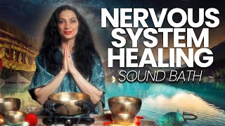 Parasympathetic Nervous System Healing Frequency Music  Sound Bath Meditation 1 Hour [upl. by Ihsorih523]