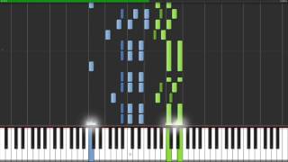 The Blue Danube Johann Strauss Jr Waltz  Piano Synthesia An der schönen blauen Donau Op 314 [upl. by Eigram420]