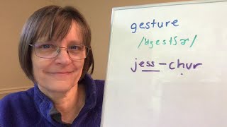 How to Pronounce Gesture [upl. by Meris]