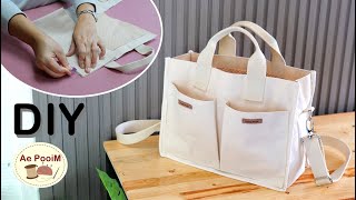 How to make a tote bag with a shoulder strap [upl. by Naman]