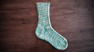 How to Knit Simple Ribbed Socks  Megan Brightwood [upl. by Tharp158]