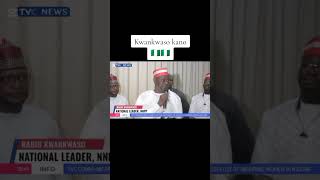 Kwankwaso yayi jawabi lokacin tattaunawa da manema labaraikano nigerian [upl. by Eerual]