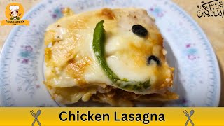 Chicken Lasagna Recipe  Ultimate Lasagna Recipe For Two  White Sauce Lasagna [upl. by Xylia]