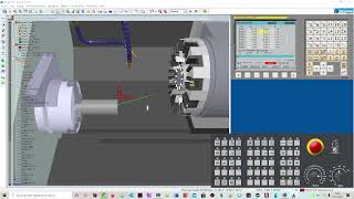 Swansoft FANUC CNC Lathe Simulator Tutorial [upl. by Monsour]