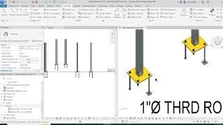 Revit 2024 Inserting and using groups for structural connections [upl. by Gavra]