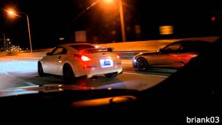 Nissan 350Z Single Turbo vs Twin Turbo Toyota Supra HD [upl. by Aruasi]