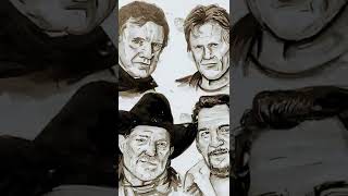 Riders in the Sky The Highwaymen singing Johnny Cash Willie Nelson [upl. by Uzia]