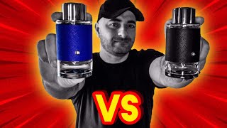 MONTBLANC EXPLORER vs MONTBLANC EXPLORER ULTRA BLUE FRAGRANCE COLOGNE COMPARISON REVIEW [upl. by Tat802]