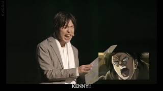 ENG SUB Hiroshi Kamiya voice acts and narrates Levi on Live stage  AOT Seiyuu live [upl. by Bast]