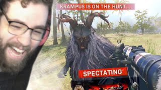 I SPECTATED WARZONE PACIFIC SOLOS players vs KRAMPUS [upl. by Ocirled]