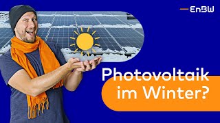 PhotovoltaikAnlage im Winter  EnBW EWissen [upl. by Aihsotal]