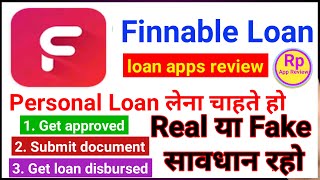 finnable loan app review  finnable loan kaise le  finnable loan apply kaise kare  finnable loan [upl. by Lorsung871]