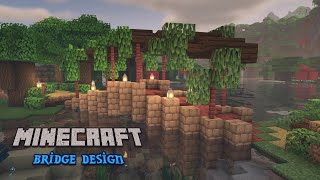 Simple Diagonal Bridge Design in Minecraft 119 [upl. by Donovan202]