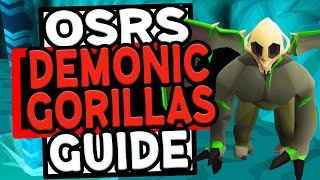 The Ultimate Demonic Gorilla Guide OSRS [upl. by Jahdal611]