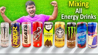 Will I Get Super Energy By Mixing All Energy Drinks [upl. by Naibaf]