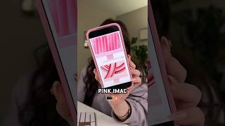 THE PINK IMAC VS THE PINK IMAC which is your favorite pink🖥️💓 appleimac youtubeshorts [upl. by Mccourt]