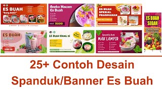 25 Contoh Desain Spanduk Es Buah Segar Terbaik Terlengkap amp Terbaru Temukan Ide amp Inspirasinya [upl. by Minabe]