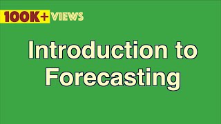 Introduction to Forecasting  with Examples [upl. by Windsor22]