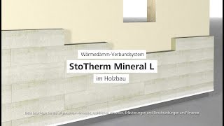 WärmedämmVerbundsystem StoTherm Mineral L im Holzbau [upl. by Vita88]