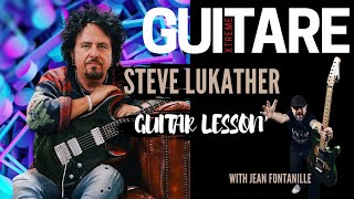 STEVE LUKATHER GUITAR LESSON  W JEAN FONTANILLE  Guitare Xtreme Magazine 54 [upl. by Dumond]