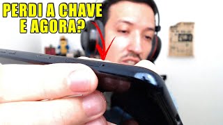 COMO ABRIR A GAVETA DO CHIP DO CELULAR SEM A CHAVE [upl. by Stefan]