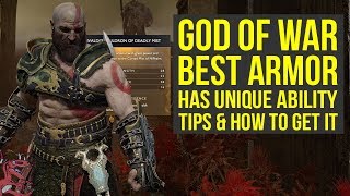 God of War Best Armor From Niflheim Has An Unique Ability  MIST SET God of War 4 Best Armor [upl. by Murton664]