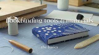 Bookbinding Tools amp Materials  beginner friendly [upl. by Eloisa]