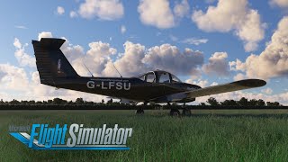 CraftySimulations  Just Flight PA38  Wickenby to Old Warden [upl. by Leonardo623]