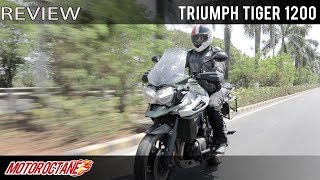 Triumph Tiger 1200 XCX Review  Hindi  MotorOctane [upl. by Onnem460]