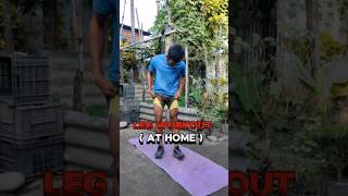 Leg Workout 🔥  At Home  No Equipment ‼️ ✅ Rest Time 45 second legworkout legday leg power [upl. by Rolat]