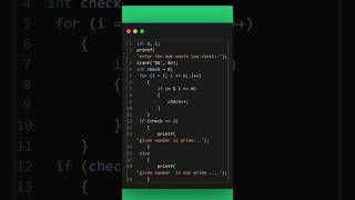 CHECK GIVEN NUMBER IS PRIME OR NOT IN C LANGUAGE💥💥 [upl. by Eitsyrhc]