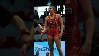 How crazy is this  Kylie WELKER 🇺🇸🔥 wrestleTirana [upl. by Malynda]